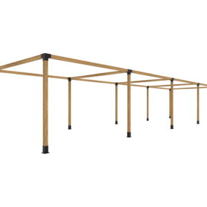 Pergola Komplett Fristående 4-sektioner