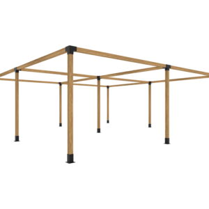 Pergola Komplett Fristående 2+2-sektioner